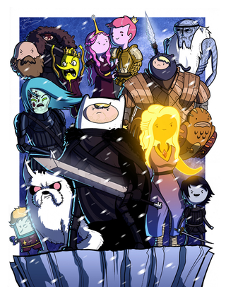 Illustration for article titled Adventure Time Goes Really Well With Game of Thrones